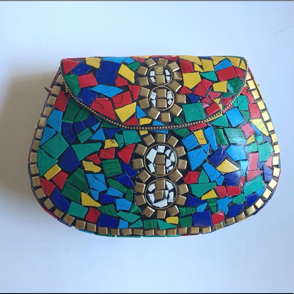 Mosaic Metal Purse